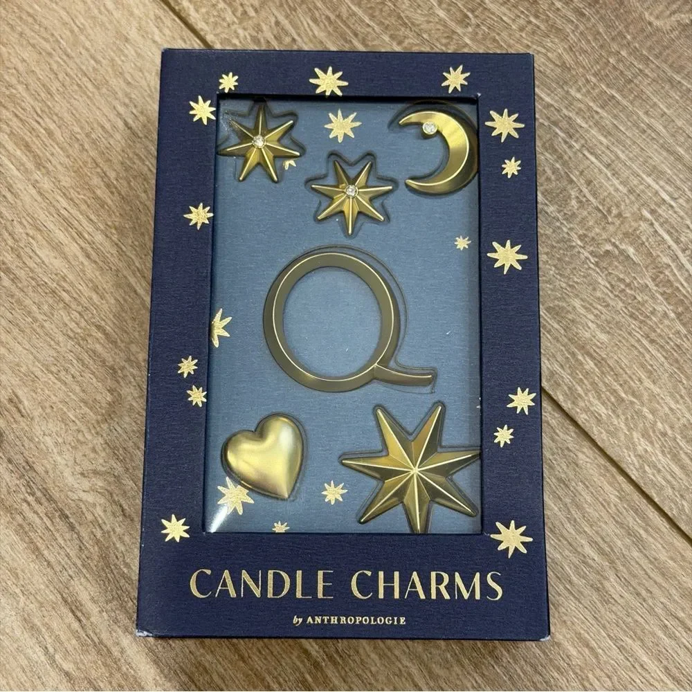 Anthropologie Monogram Candle Charms Letter Q New In Box